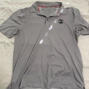 Gray Men's Polo Shirt - Performance Short Sleeve